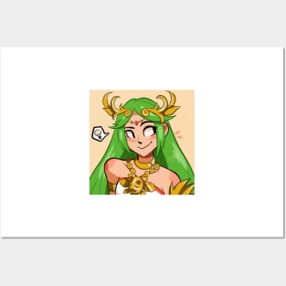 Palutena kid icarus Posters and Art